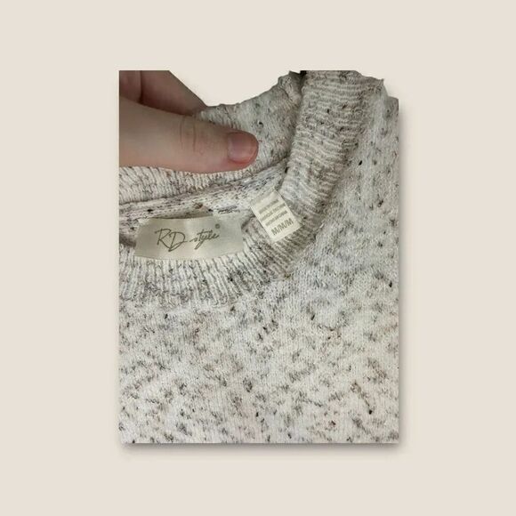 RD Style Women’s Confetti Sweater Vest Sleeveless Size Medium - Picture 3 of 4